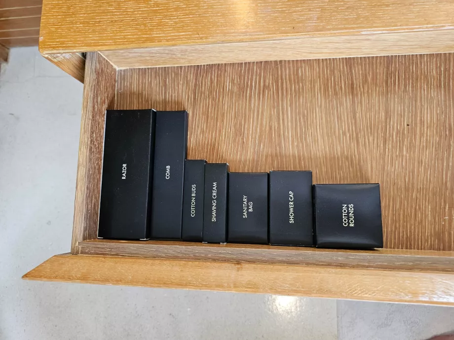 Bezpłatny zestaw udogodnień w łazience