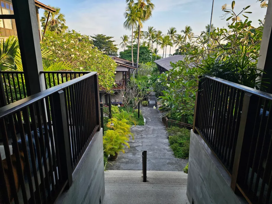 Homm Chura Samui widziany z recepcji