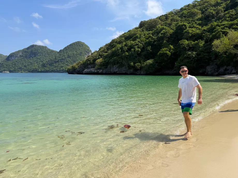 Ja na plaży Na Thap