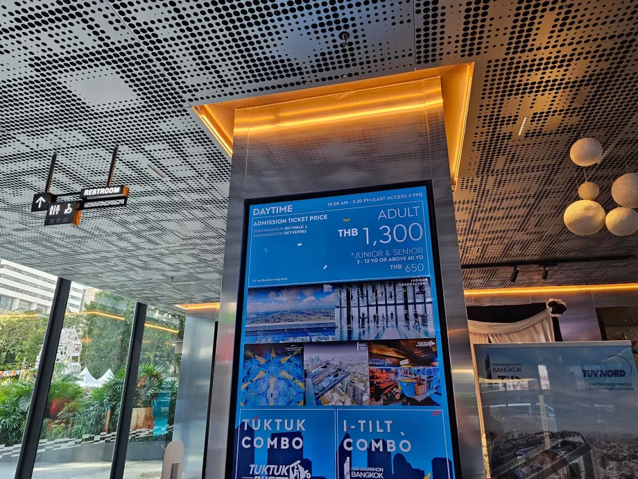 King Power Mahanakhon - aktualny cennik 2027