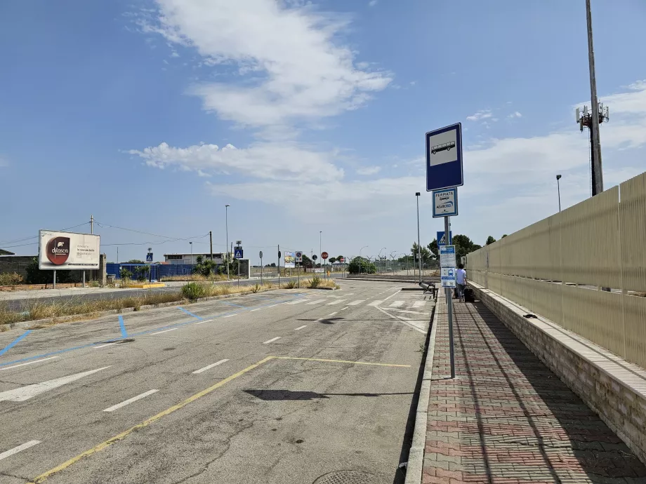 Przystanek w kierunku centrum dla linii 17 i 18
