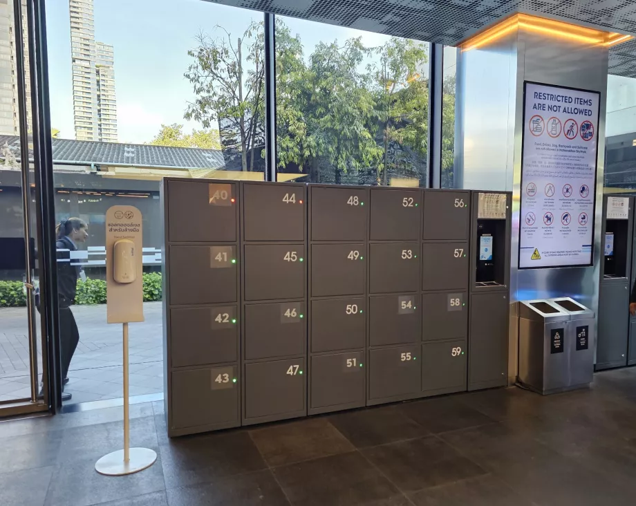 King Power Mahanakhon - przechowalnia bagażu