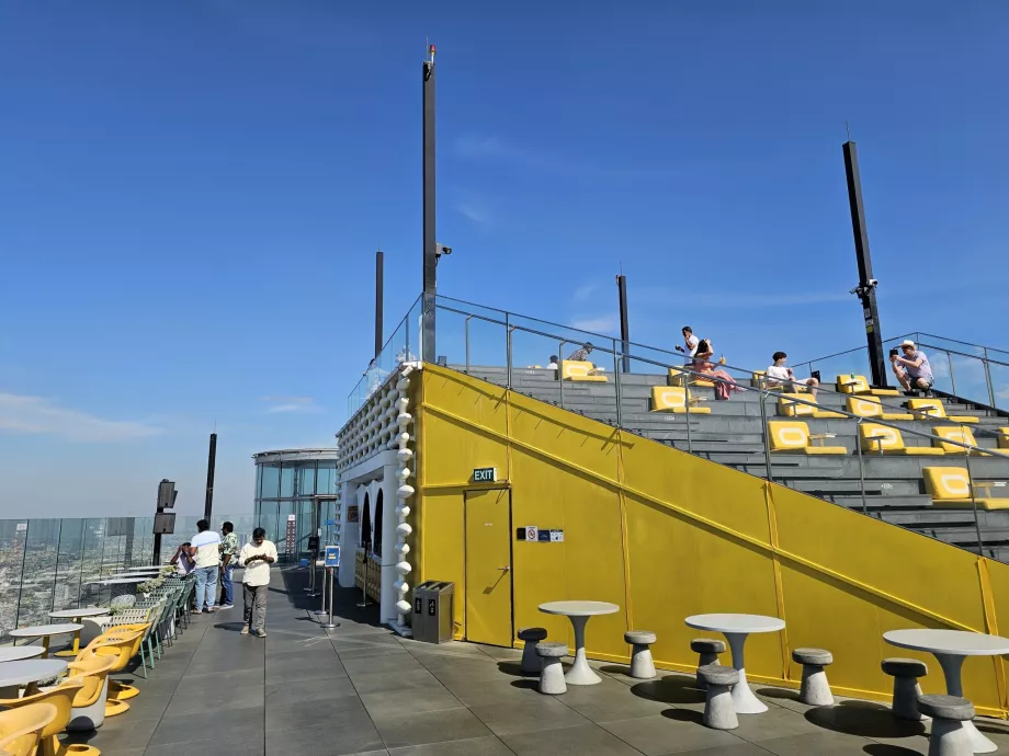 King Power Mahanakhon - widok na dach