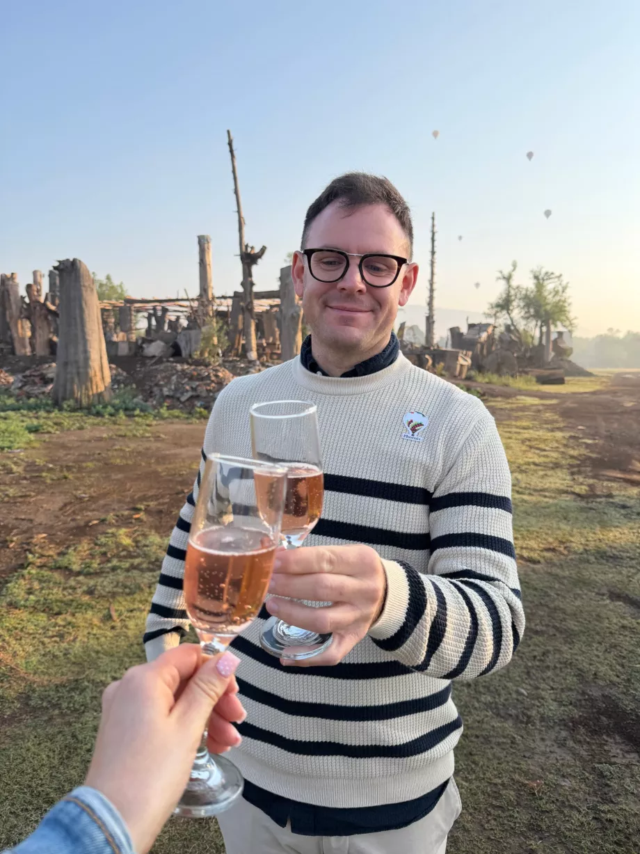 Toast po wylądowaniu