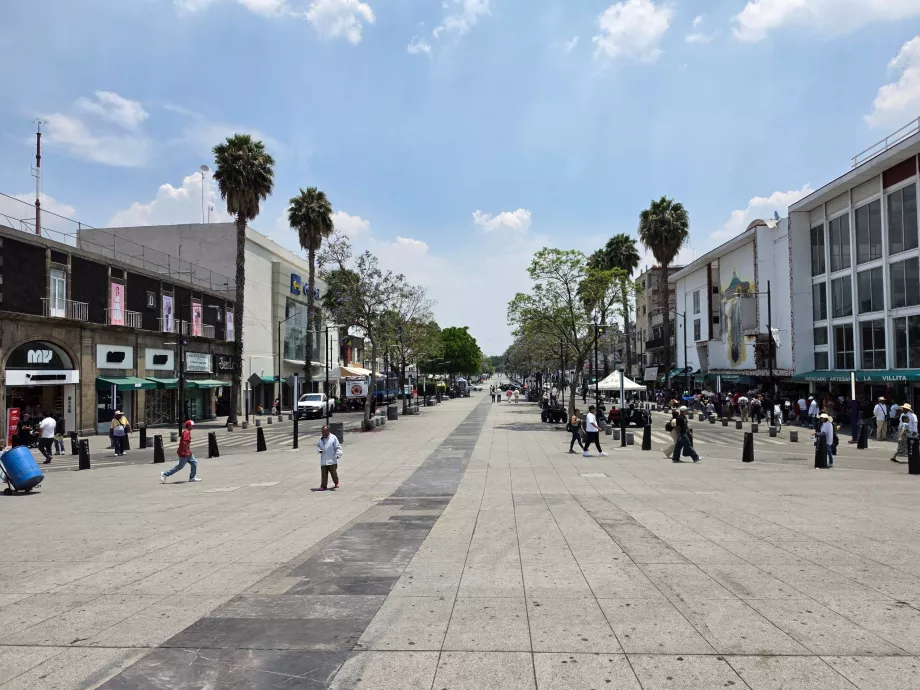 Strefa dla pieszych Calzada de Guadalupe