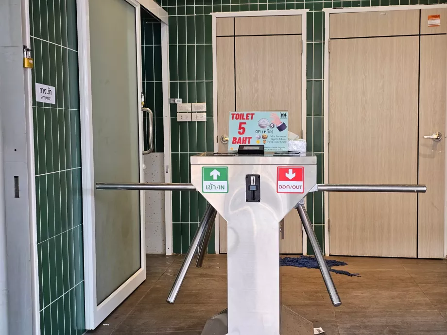 Chatuchak Market, toalety publiczne