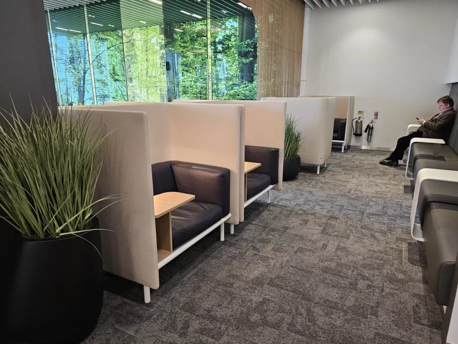 Siedząc w Senator Lounge