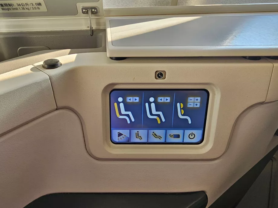 Kontrola położenia fotela