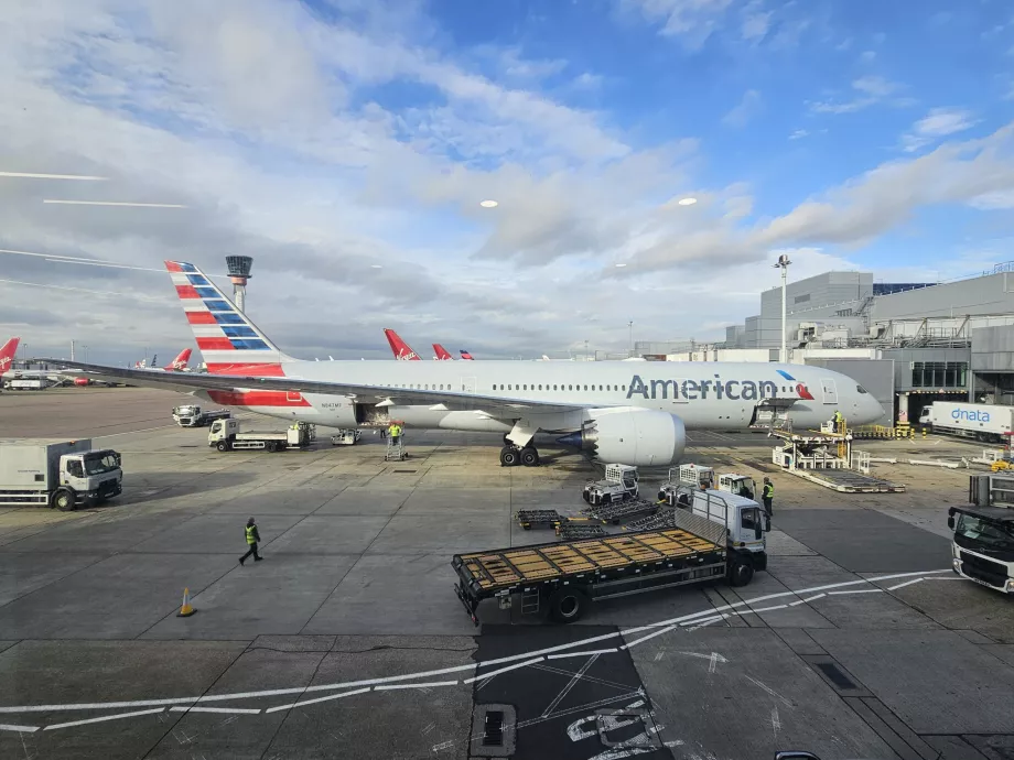 Widok na płytę lotniska¨