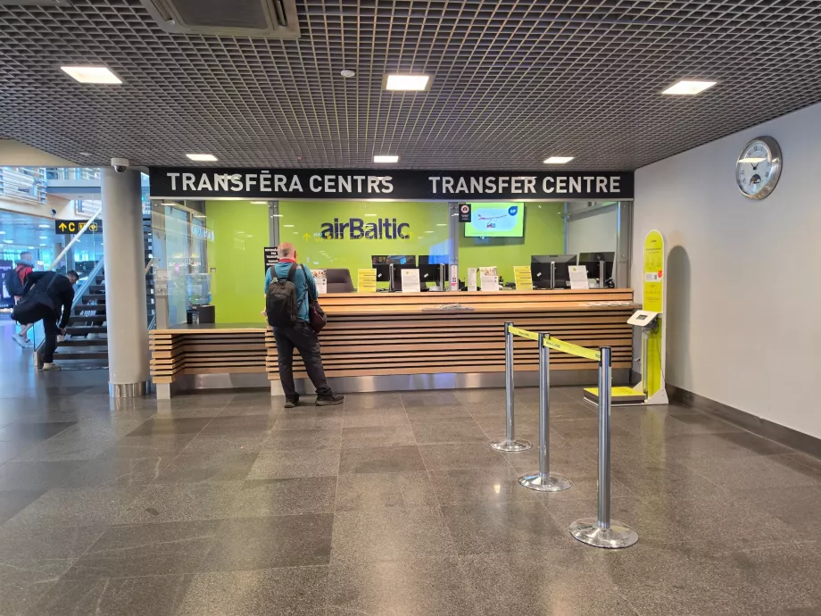 Punkt transferowy AirBaltic
