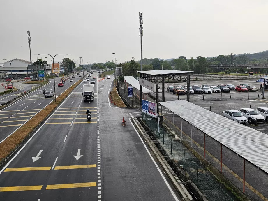 Kierunek przystanku autobusowego KL Sentral