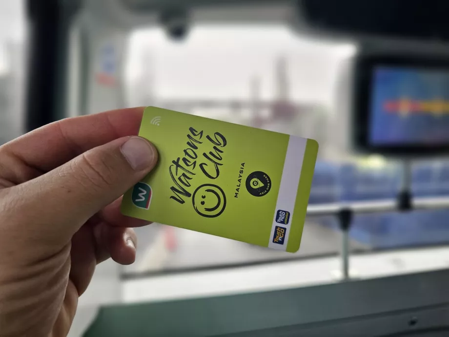 Karta Touch-n-Go od Watsons