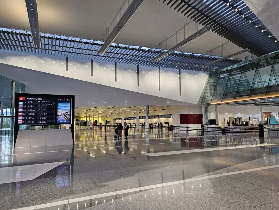 Terminal odlotów, lotnisko Canberra