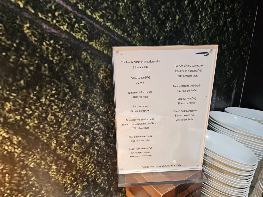 Informacje o kaloriach