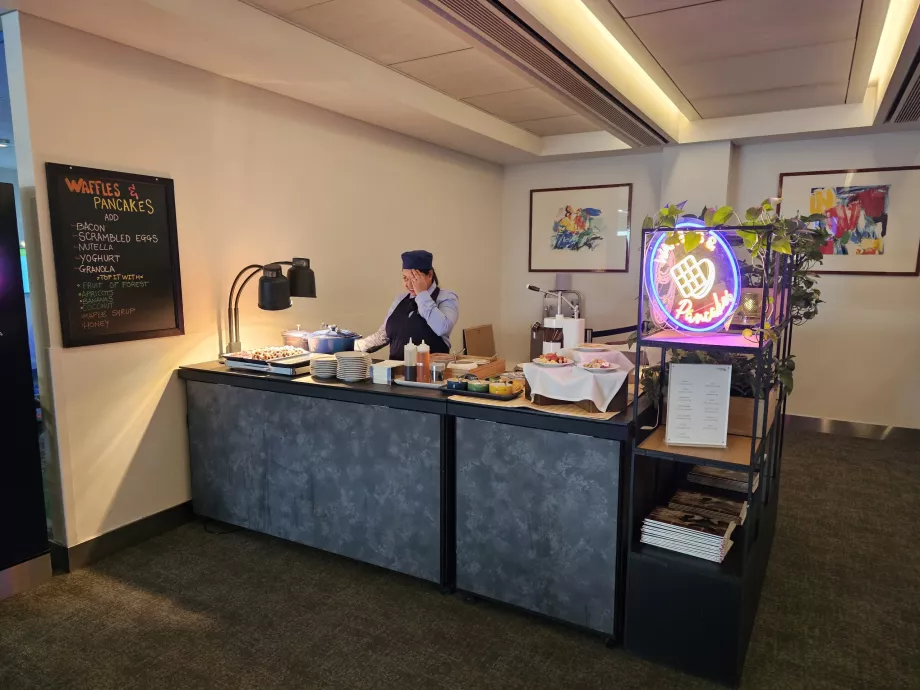 Stoisko z goframi i naleśnikami