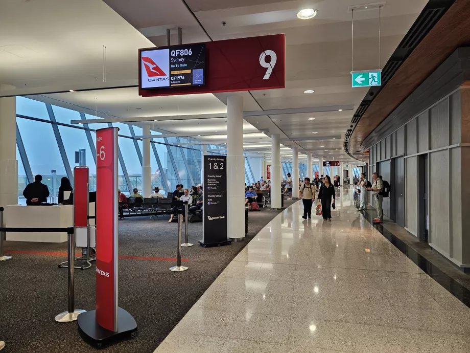 Bramki odlotów, lotnisko Canberra