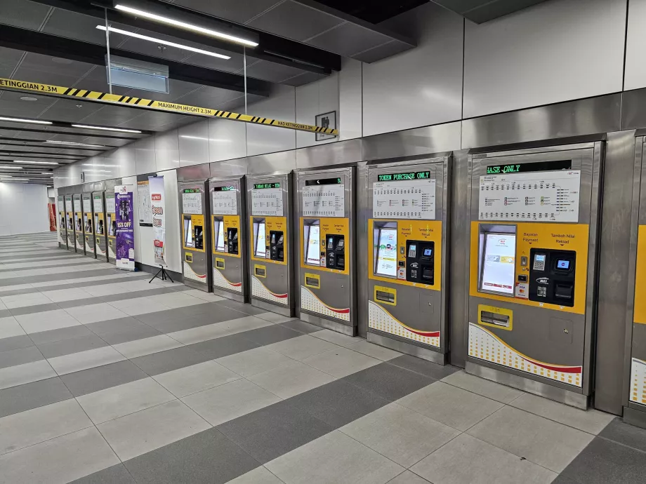 Automaty biletowe w metrze