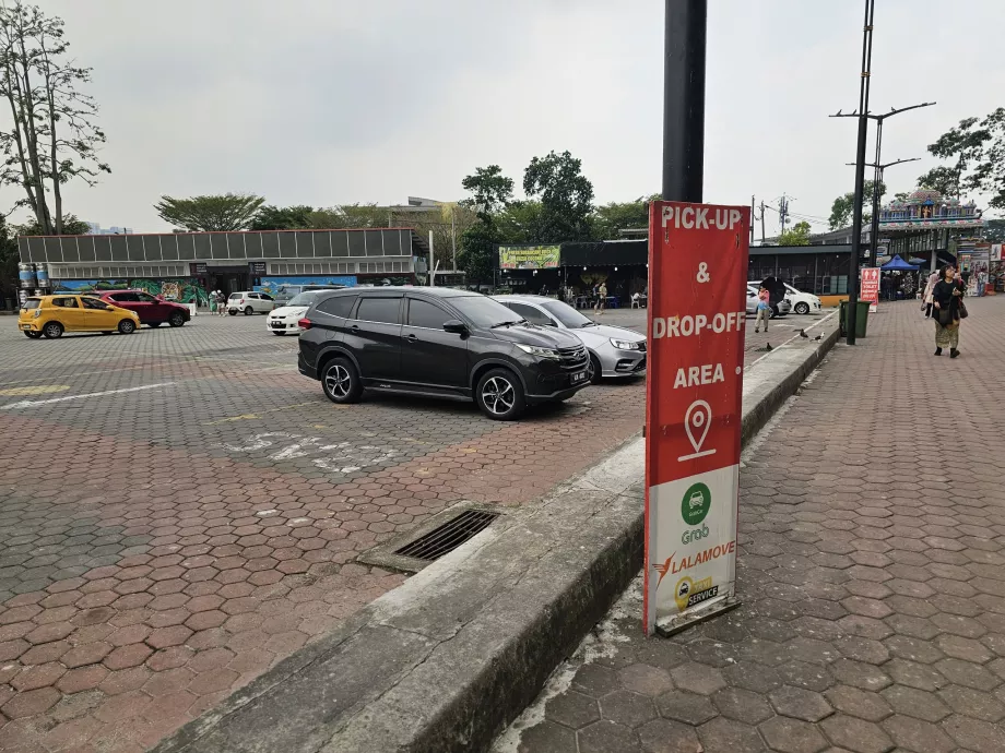 Punkt odbioru aplikacji Grab w Batu Caves