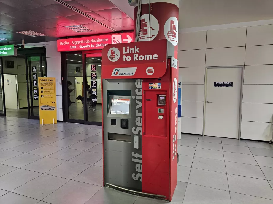 Automat biletowy Trenitalia AirLink