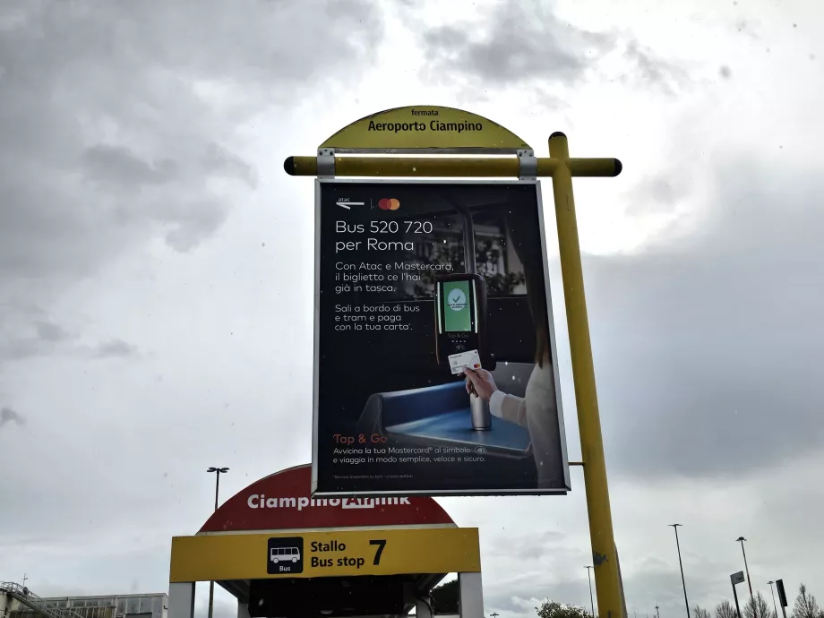 Informacje dotyczące płatności kartą w autobusie miejskim ATAC