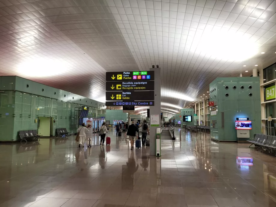 Część tranzytowa Terminalu 1