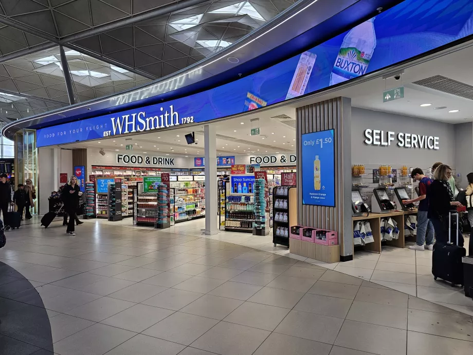 WHSmith, strefa tranzytowa