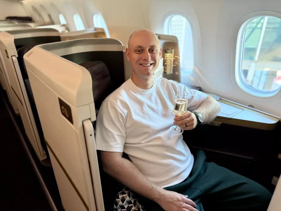 Szampan przed startem