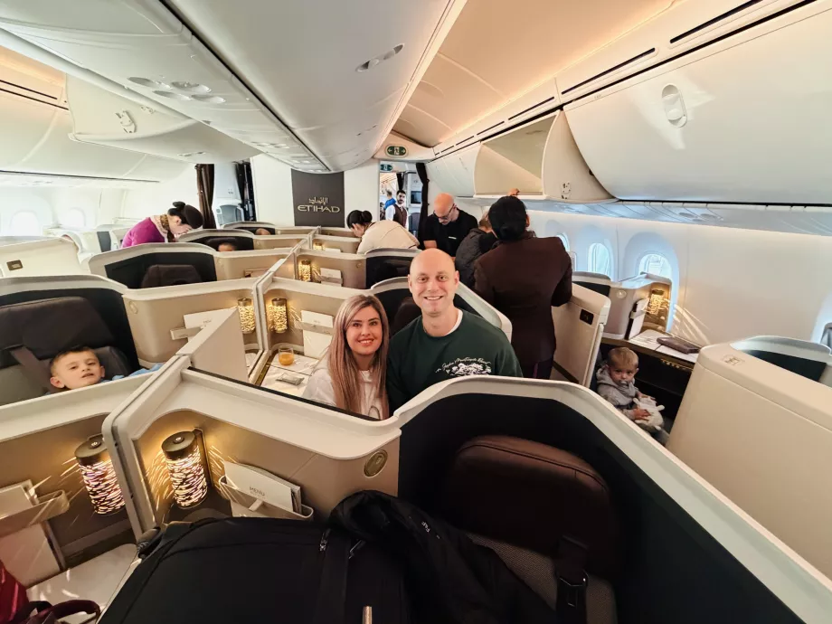 Moja mała rodzina gotowa do odlotu