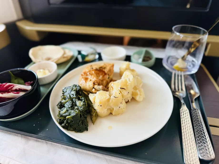 Kurczak supreme z gnocchi i szpinakiem