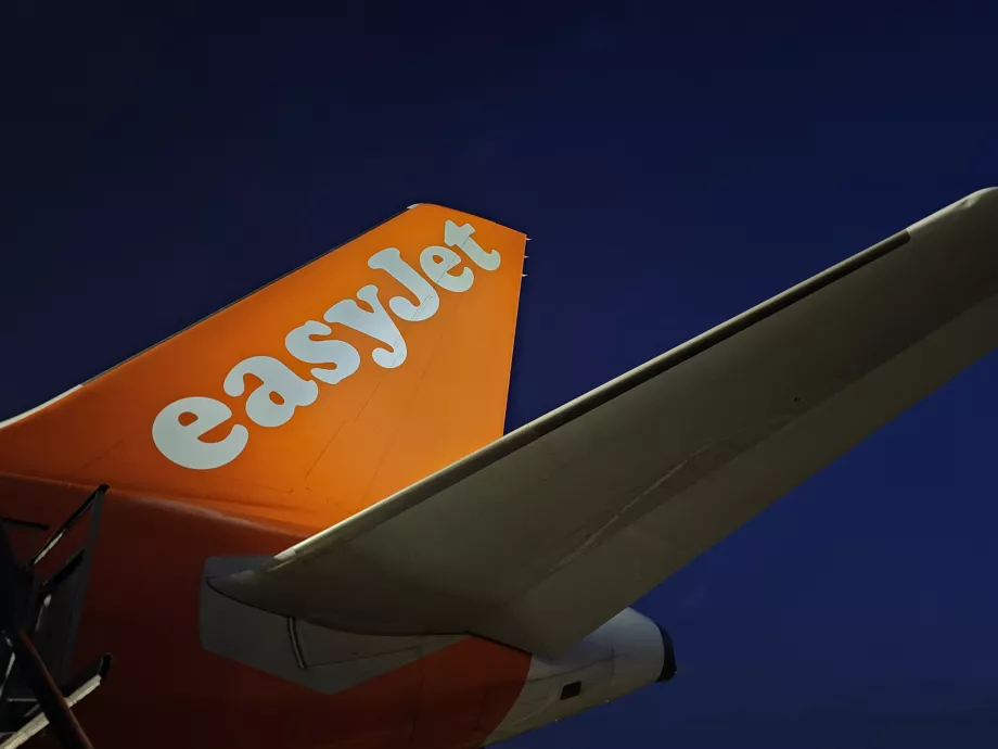 Lot easyJet na lotnisku Malpensa