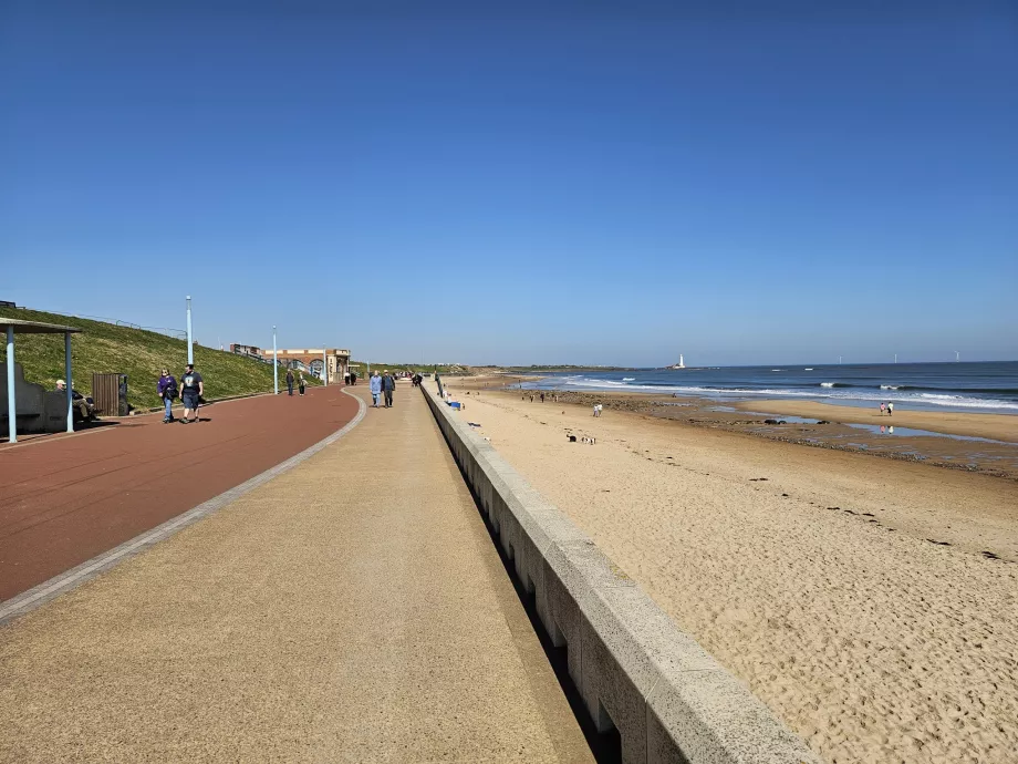 Promenada w Whitley Bay