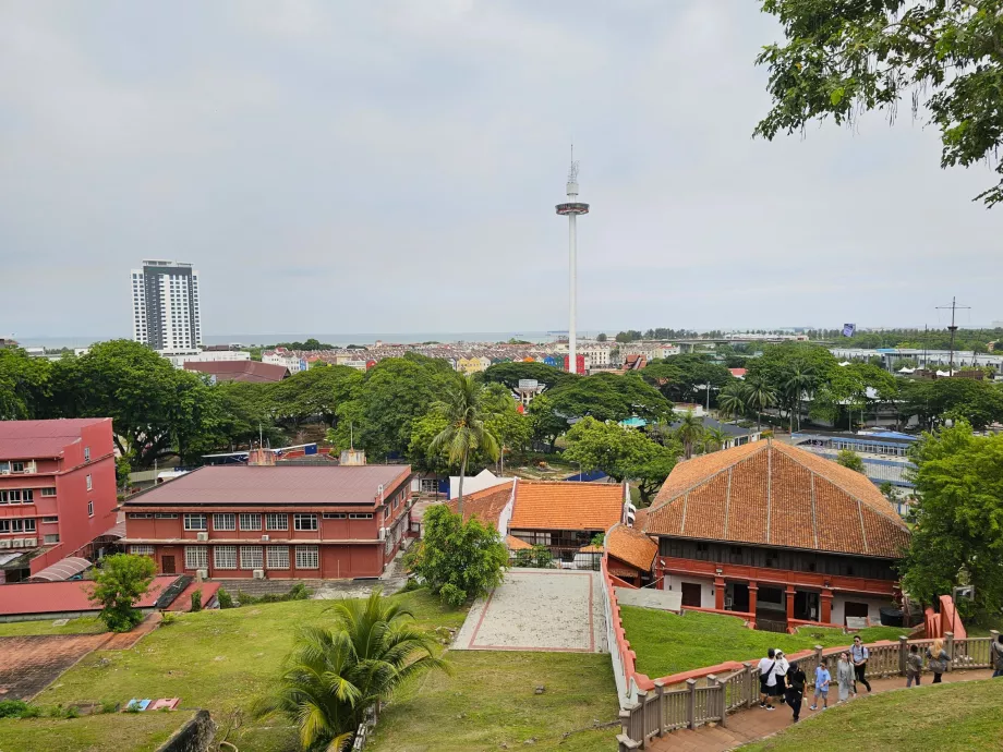 Widok z Bukit Melaka