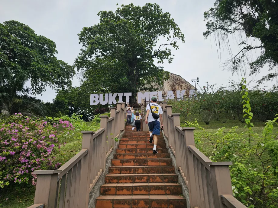 Bukit Melaka, główne schody