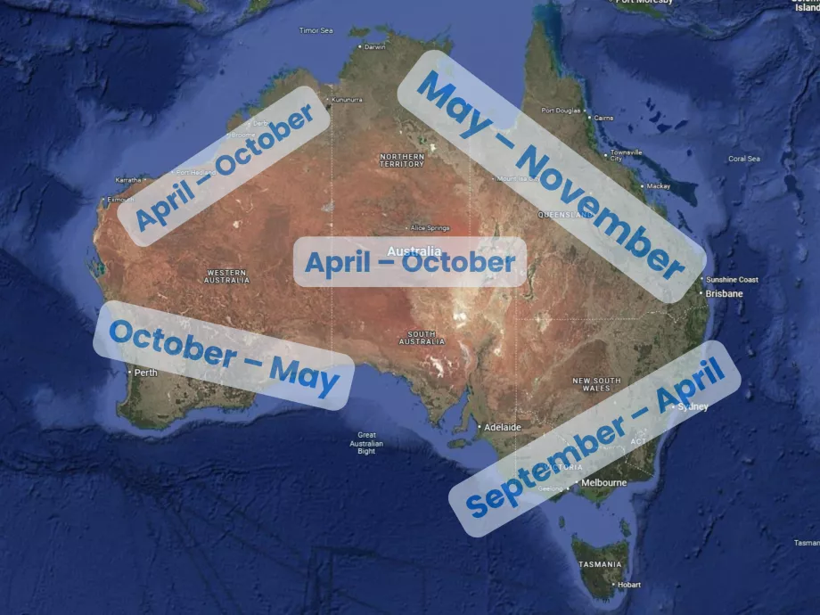 Kiedy jechać do Australii