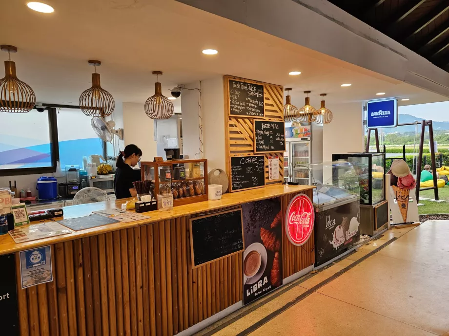 Kawiarnie i restauracje, część międzynarodowa, strefa tranzytowa