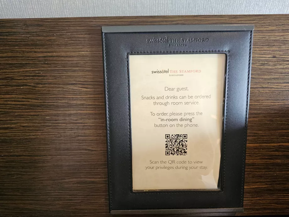 Obsługa pokoju zamiast minibaru