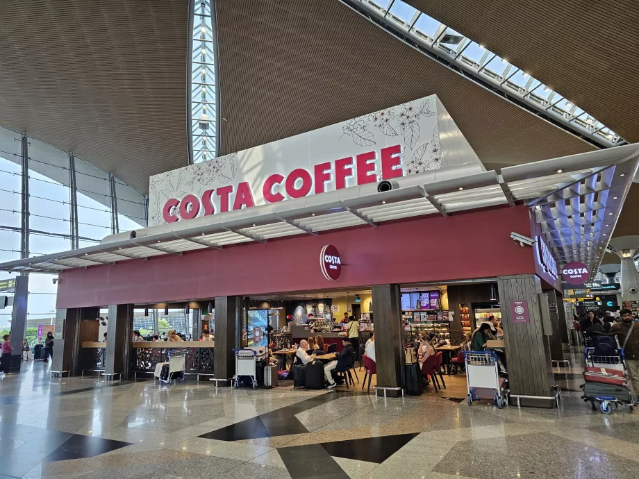 Costa Coffee, Terminal 1, strefa publiczna