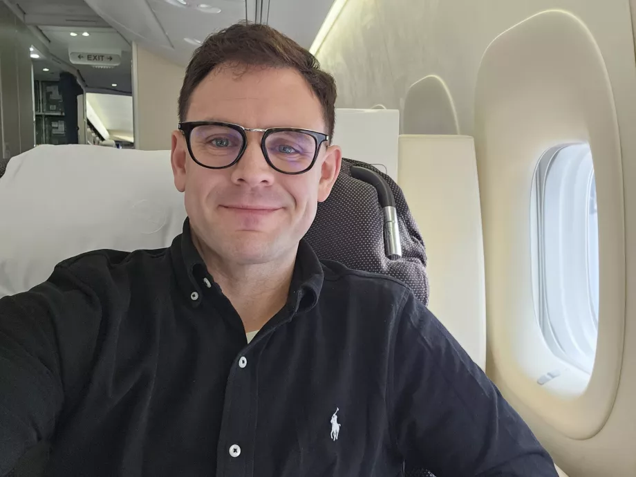 Ja w pierwszej klasie Lufthansy