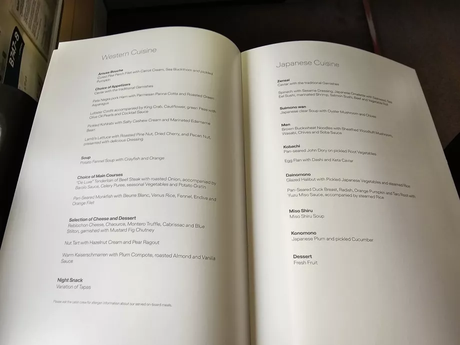 Serwis główny - przystawka, danie główne, deser