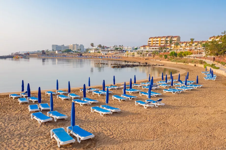 Protaras, plaża Vrissiana