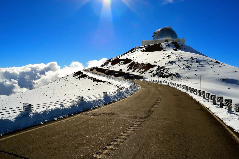 Mauna Kea zimą
