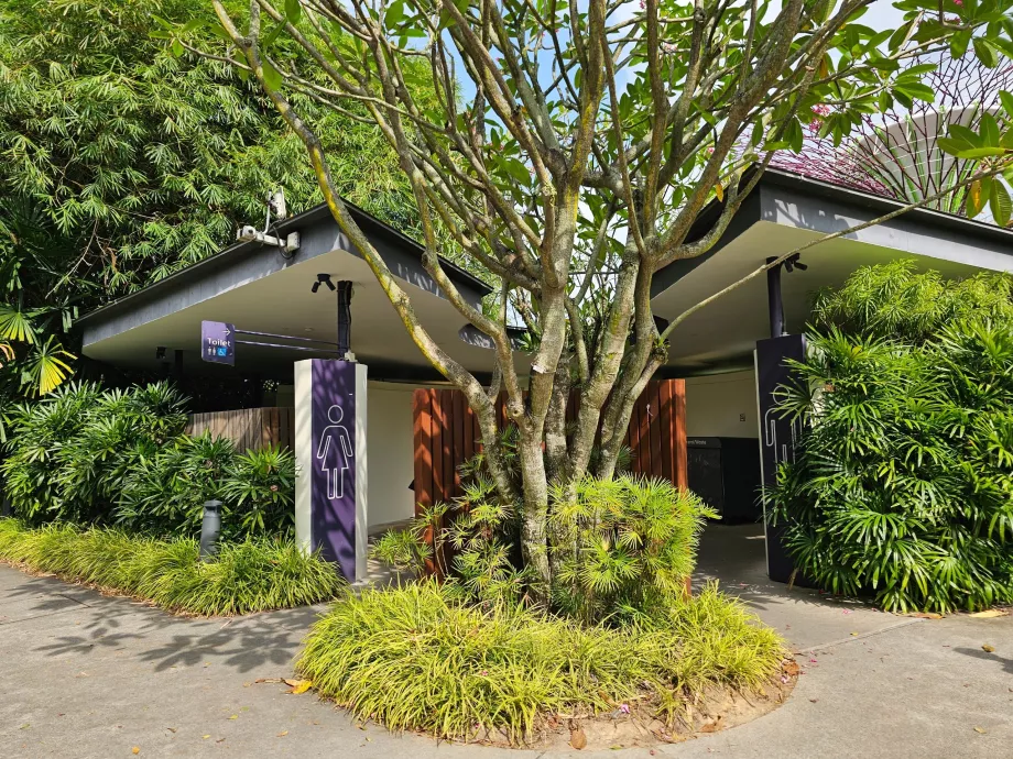 Gardens by the Bay, bezpłatna toaleta