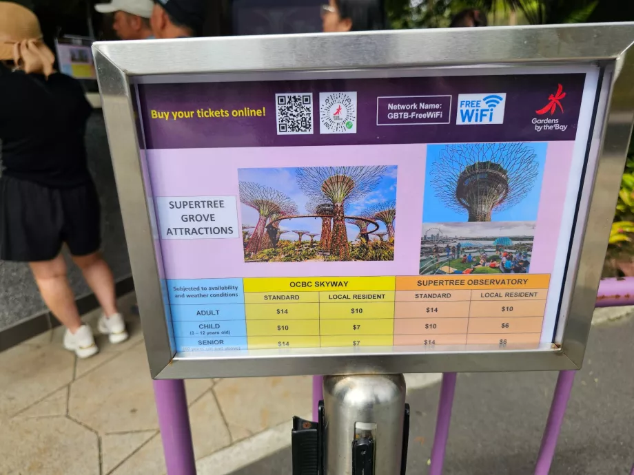 Ogrody nad zatoką, wejście do obserwatorium Supertree