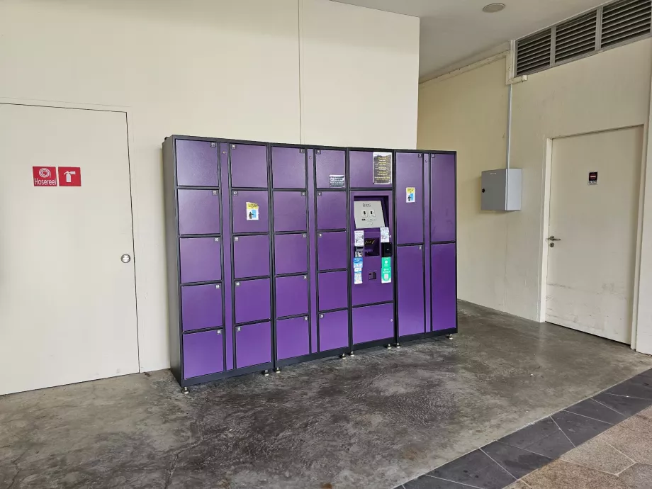 Przechowalnia bagażu przy głównym wejściu