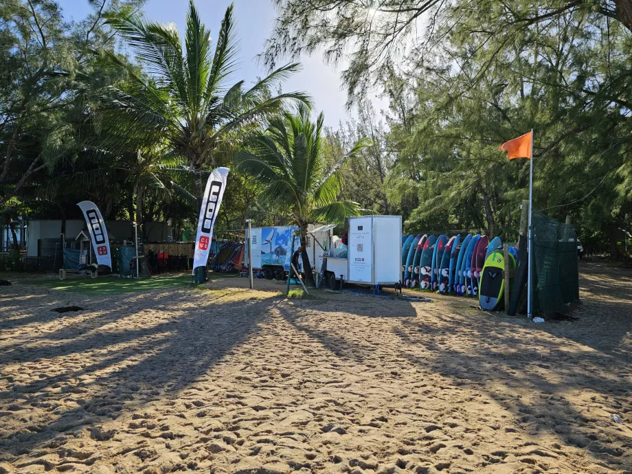 Szkoła kitesurfingu na plaży Le Morne