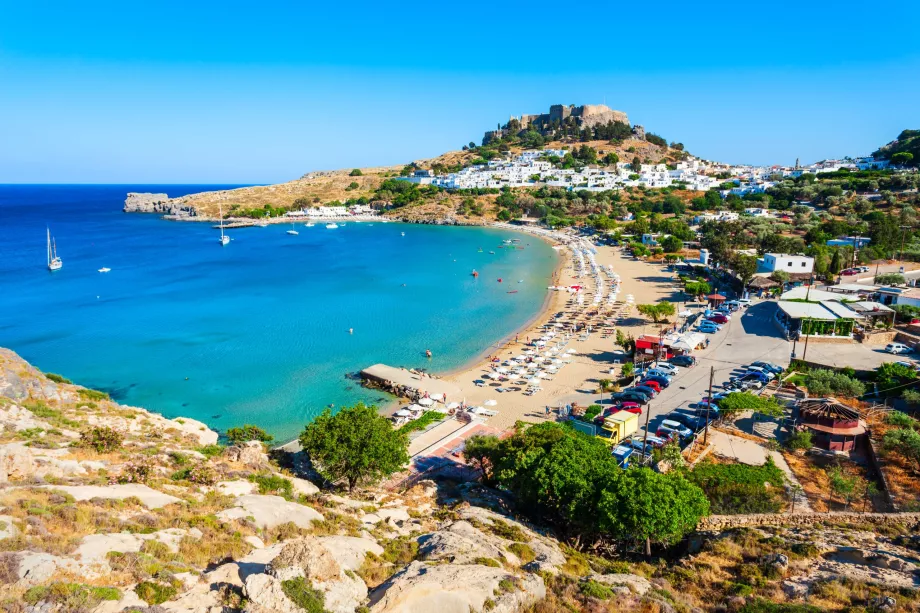 Plaża w Lindos