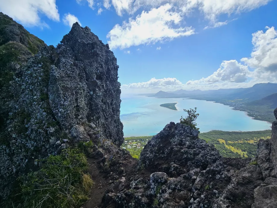 Widok ze szczytu Le Morne