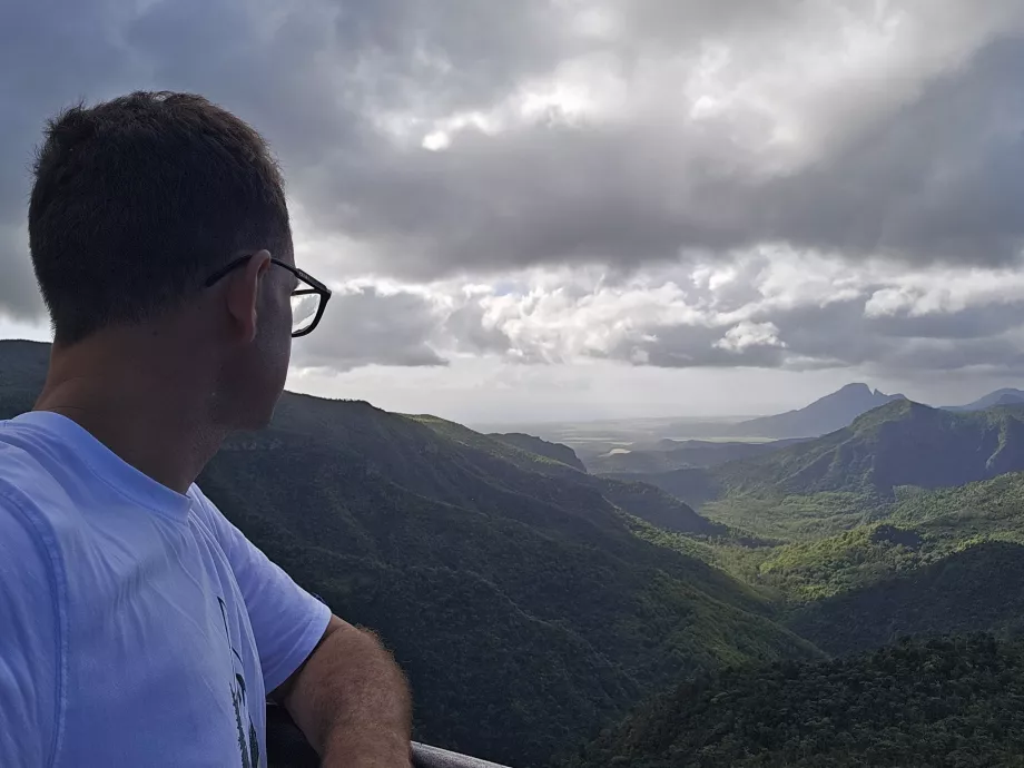 Ja w punkcie widokowym Gorges