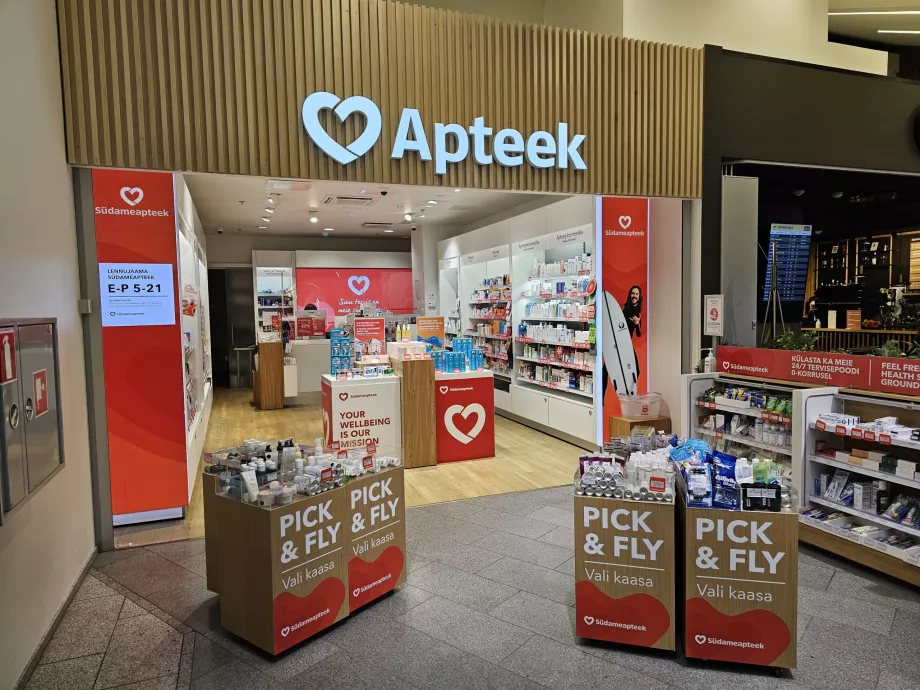 Apteka w sekcji tranzytowej