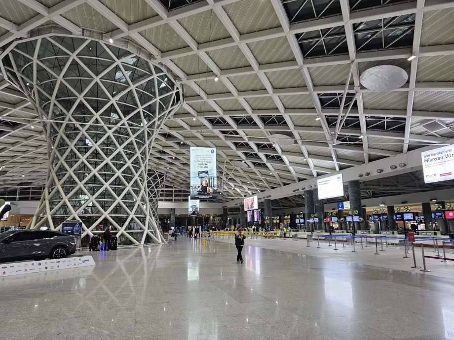 Stanowiska odprawy, terminal krajowy